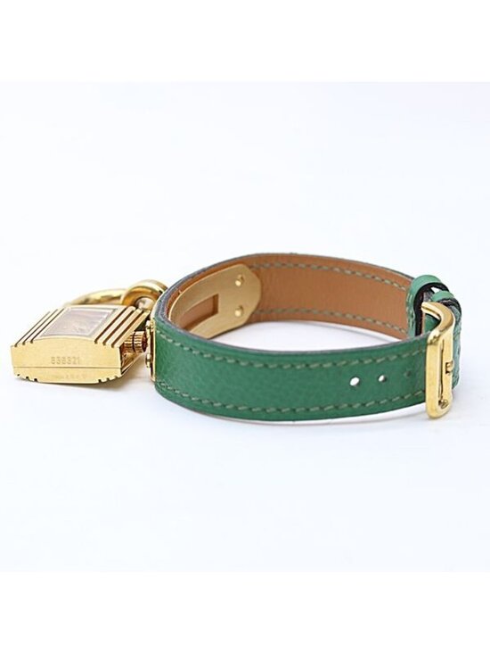 Hermes Kelly Watch Quartz Gold Dial